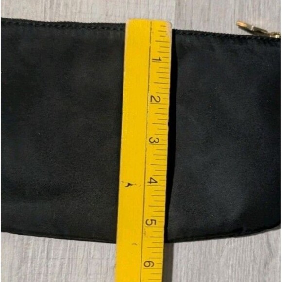 MZ Wallace Cosmetic Bag Zip Pouch Black - Picture 7 of 7